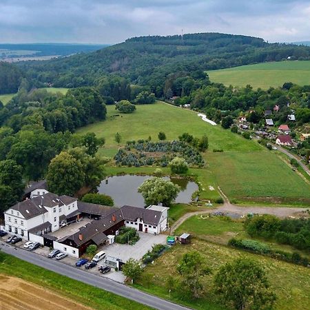 Penzion A Restaurace Belecky Mlyn Pteni Kültér fotó